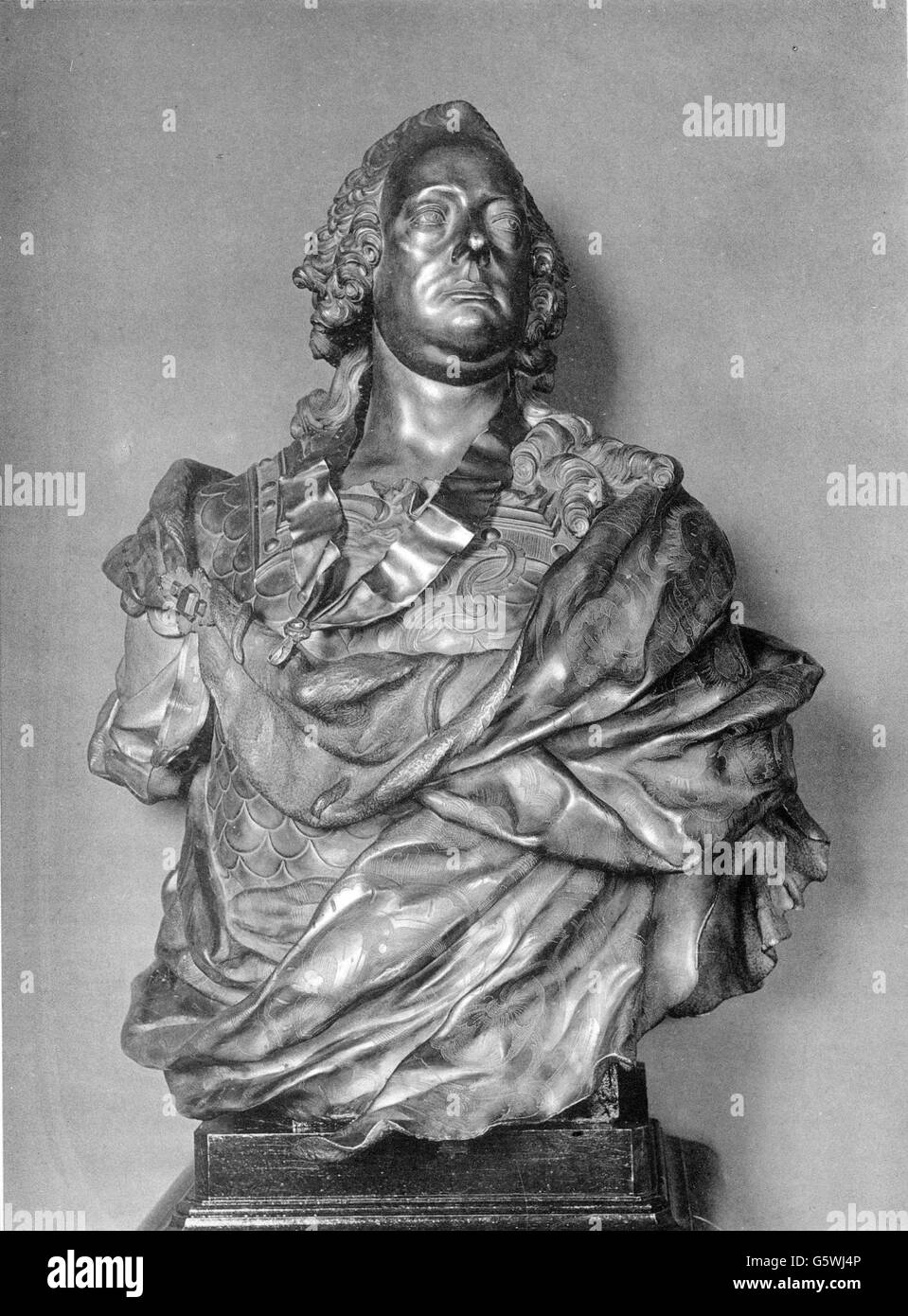 Francis I Stephen, 8.12.1708 - 18.8.1765, Holy Roman Emperor 13.9.1745 - 18.8.1765, half length, bust by Franz Xaver Messerschmidt, 1760, Stock Photo