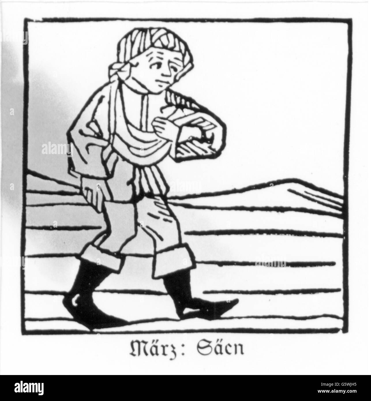 Peasant farming Black and White Stock Photos & Images Alamy