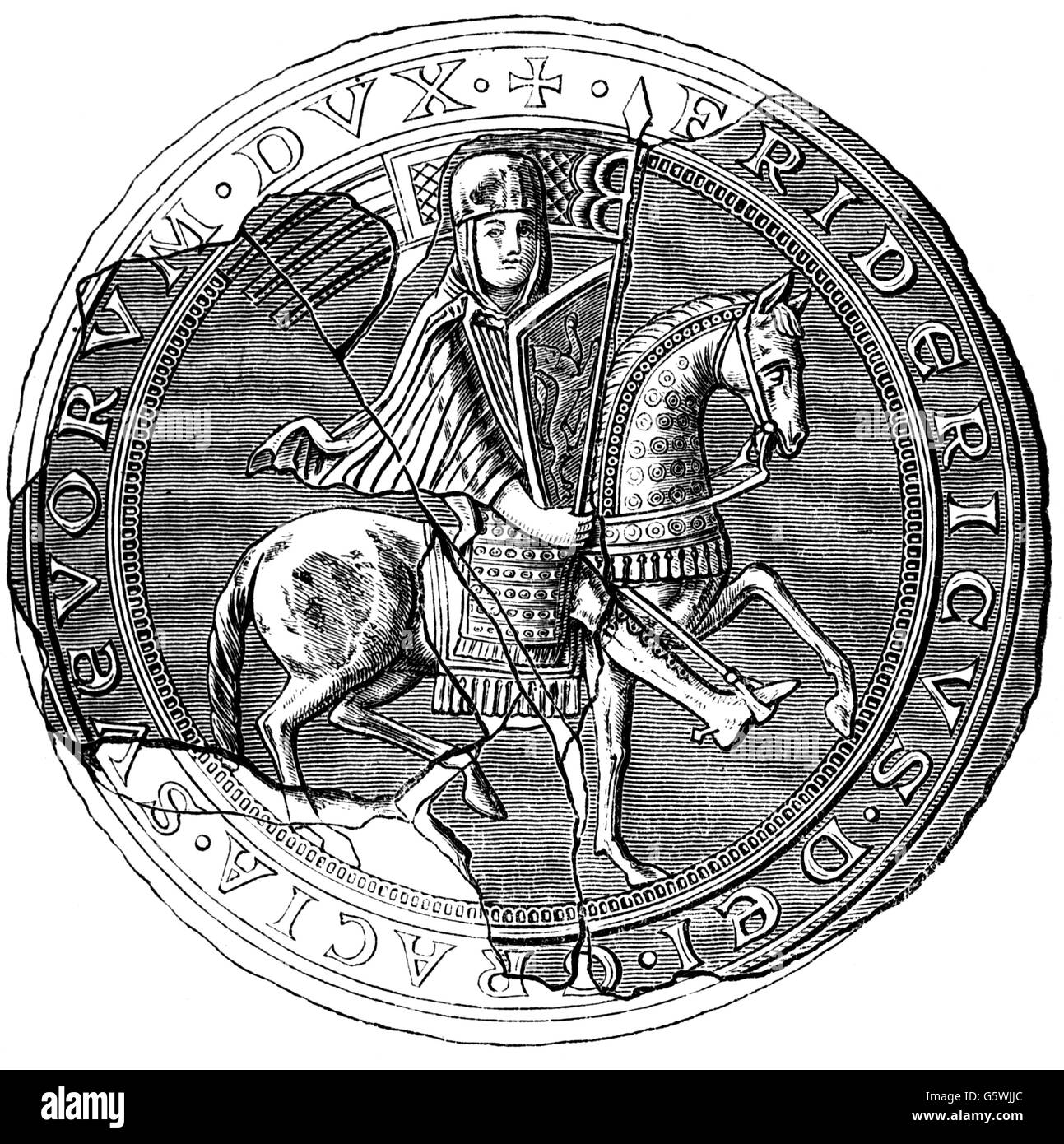 Frederick V, 1167 20.1.1191, Duke of Swabia 1170 20.1.1191 Stock