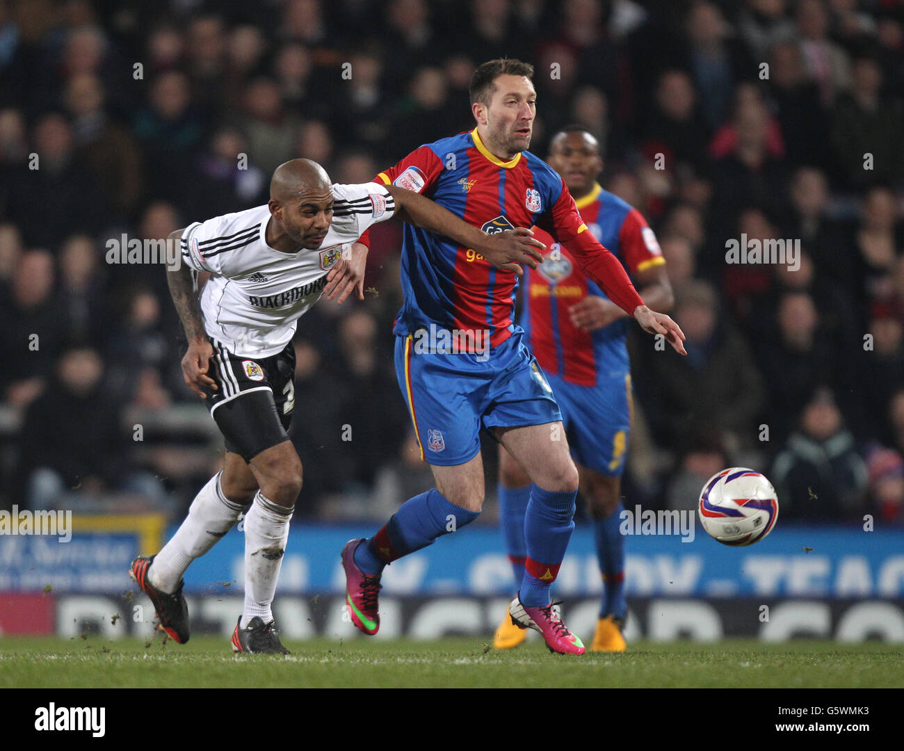 Soccer - npower Football League Championship - Crystal Palace Play Off  Feature 2012/13 - Crystal Palace Training Ground. Crystal Palace's Yannick  Bolasie, Damien Delaney and Mile Jedinak Stock Photo - Alamy