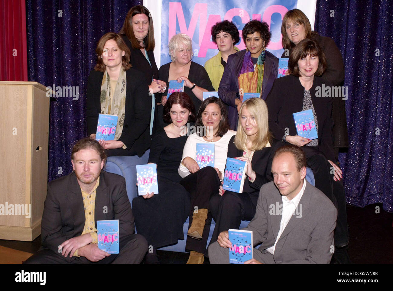Magic book press launch Stock Photo