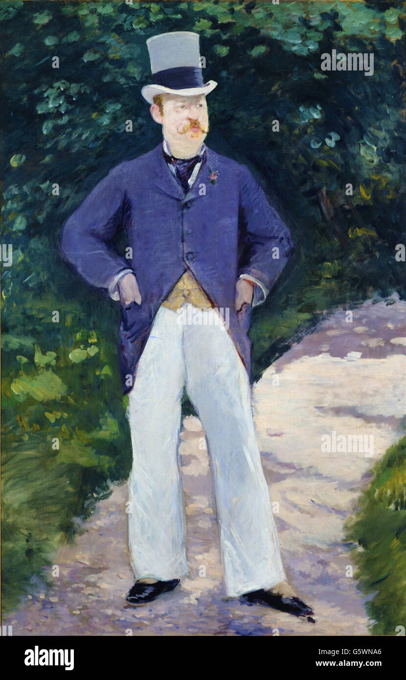 Edouard Manet - Portrait of Monsieur Brun - Stock Photo