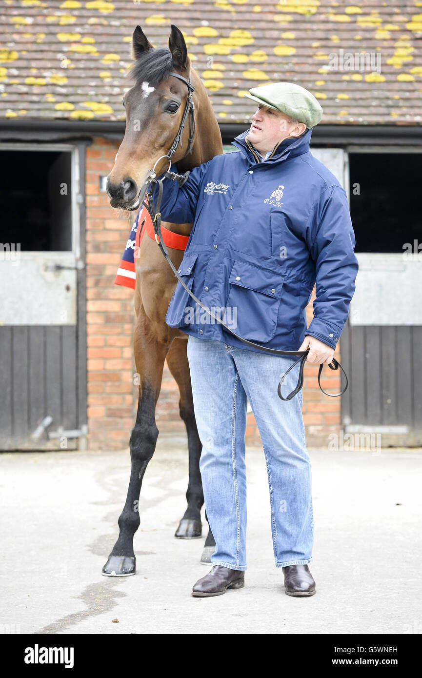 Trainer paul nichols manor farm stables hires stock photography and
