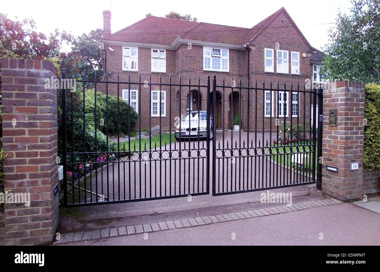 North London Hampsted home of Mr Sabi, a lawyer specialising in international commercial arbitration cases, has had his appeal against an Environment department planning inspector's decision upholding Barnet council's refusal of planning permission. * which would have allowed him to keep the 1.8 metre high gates, put up 18 months ago. Stock Photo