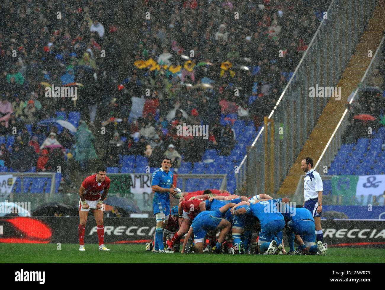 Rugby Union Rbs Nations Championship Italy Wales Stadio Flaminio High ...