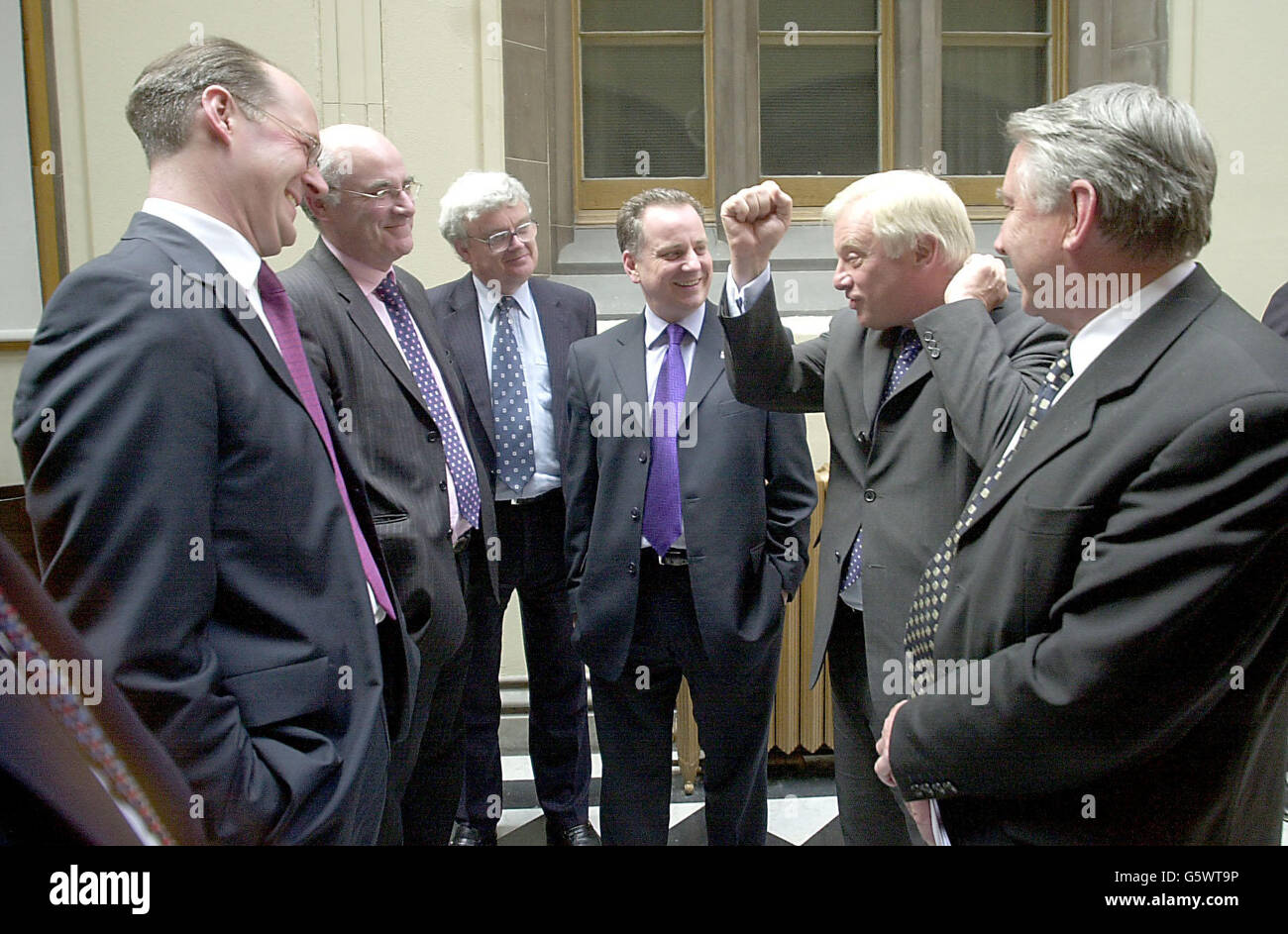 Members of the Scottish Parliament Stock Photo
