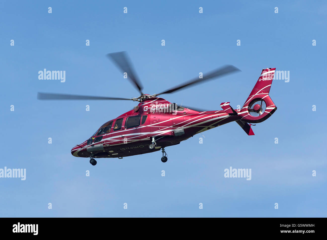 Eurocopter EC-155B Helicopter G-CEOJ Stock Photo