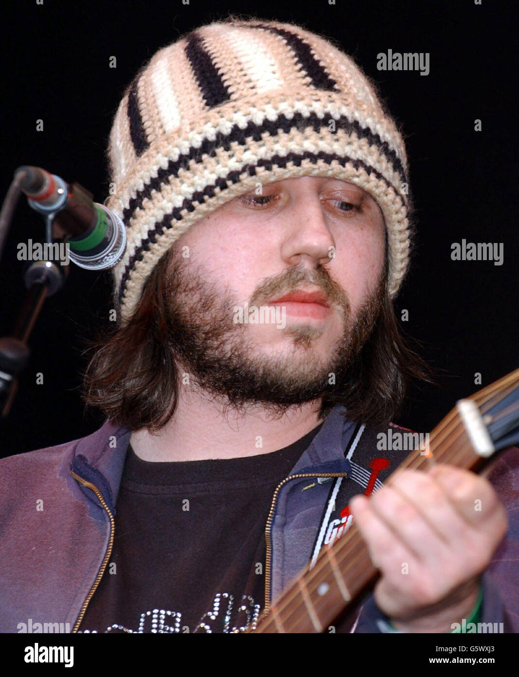 Badly Drawn Boy at Glastonbury. Badly Drawn Boy, Damon Gough plays at