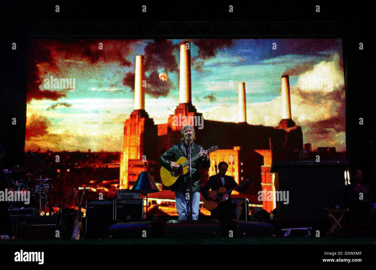 Roger Waters plays Glastonbury Stock Photo