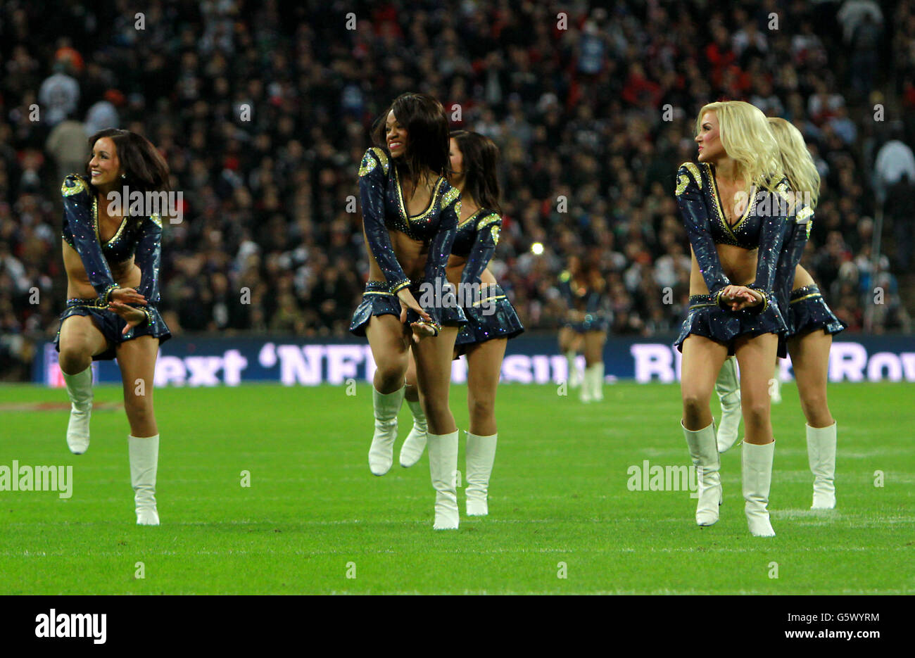 American Football - NFL International Series 2012 - St Louis Rams v New England Patriots - Wembley Stadium Stock Photo