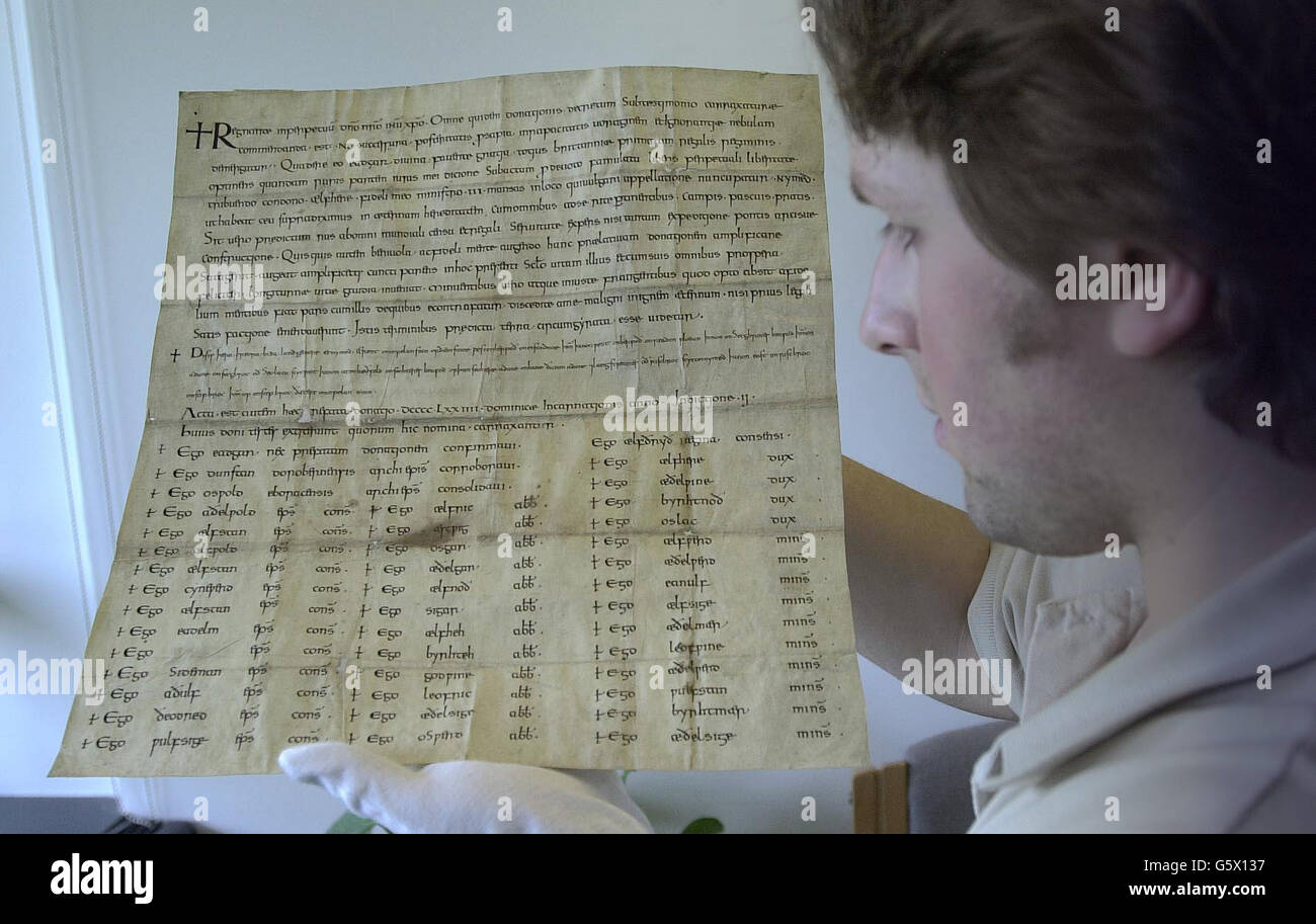 Medieval parchment animal skin hi-res stock photography and images - Alamy