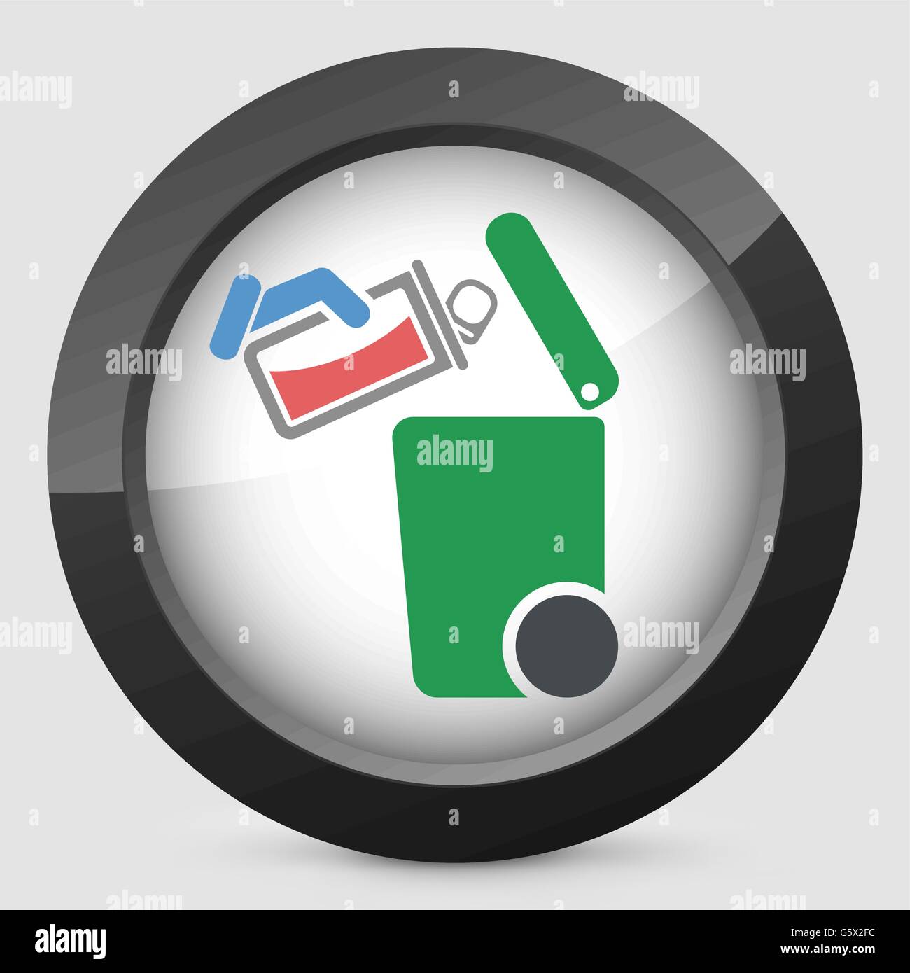 Separate waste collection icon Stock Vector Image & Art - Alamy