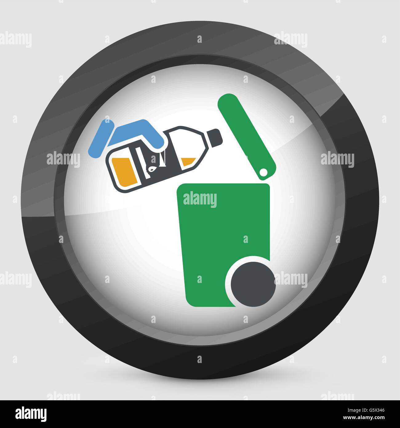 Separate waste collection icon Stock Vector Image & Art - Alamy