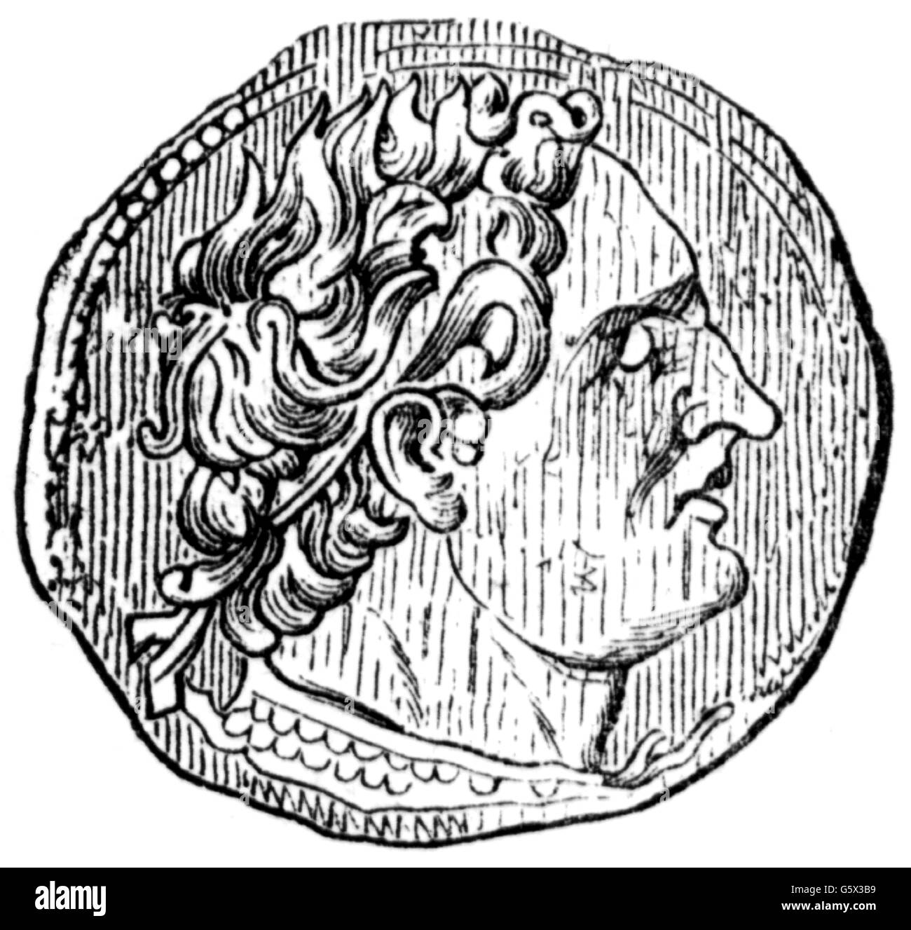 Ptolemy I Soter, Macedonian general - Stock Image - H416/0439