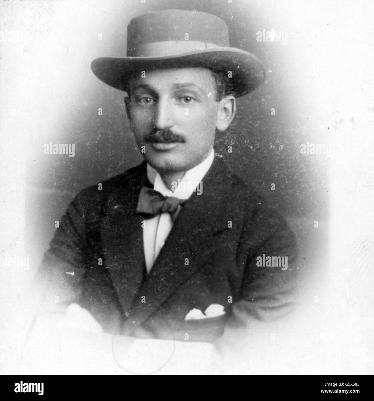 Somlo, Josef, 5.10.1884 - 29.11.1973, Hungarian producer, portrait, cabinet card, Anglo American Photographers, Vienna, 1915, Stock Photo