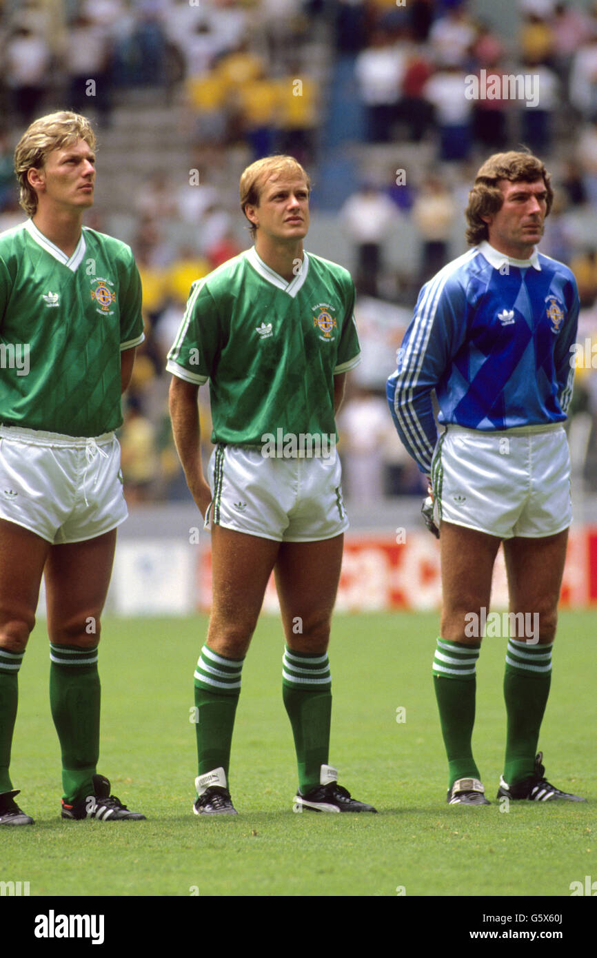 Soccer FIFA World Cup Mexico 1986 Group D Brazil v Northern