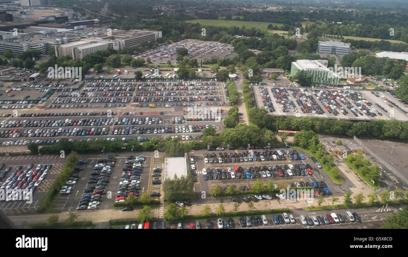 London Gatwick airport car park Stock Photo Alamy