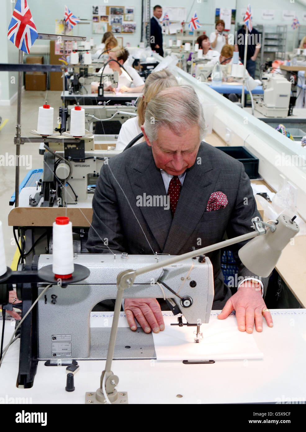 Prince of Wales visit to Gloucestershire Stock Photo Alamy