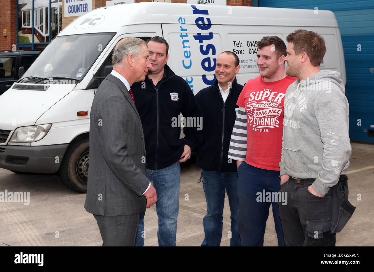 Prince of Wales visit to Gloucestershire Stock Photo Alamy