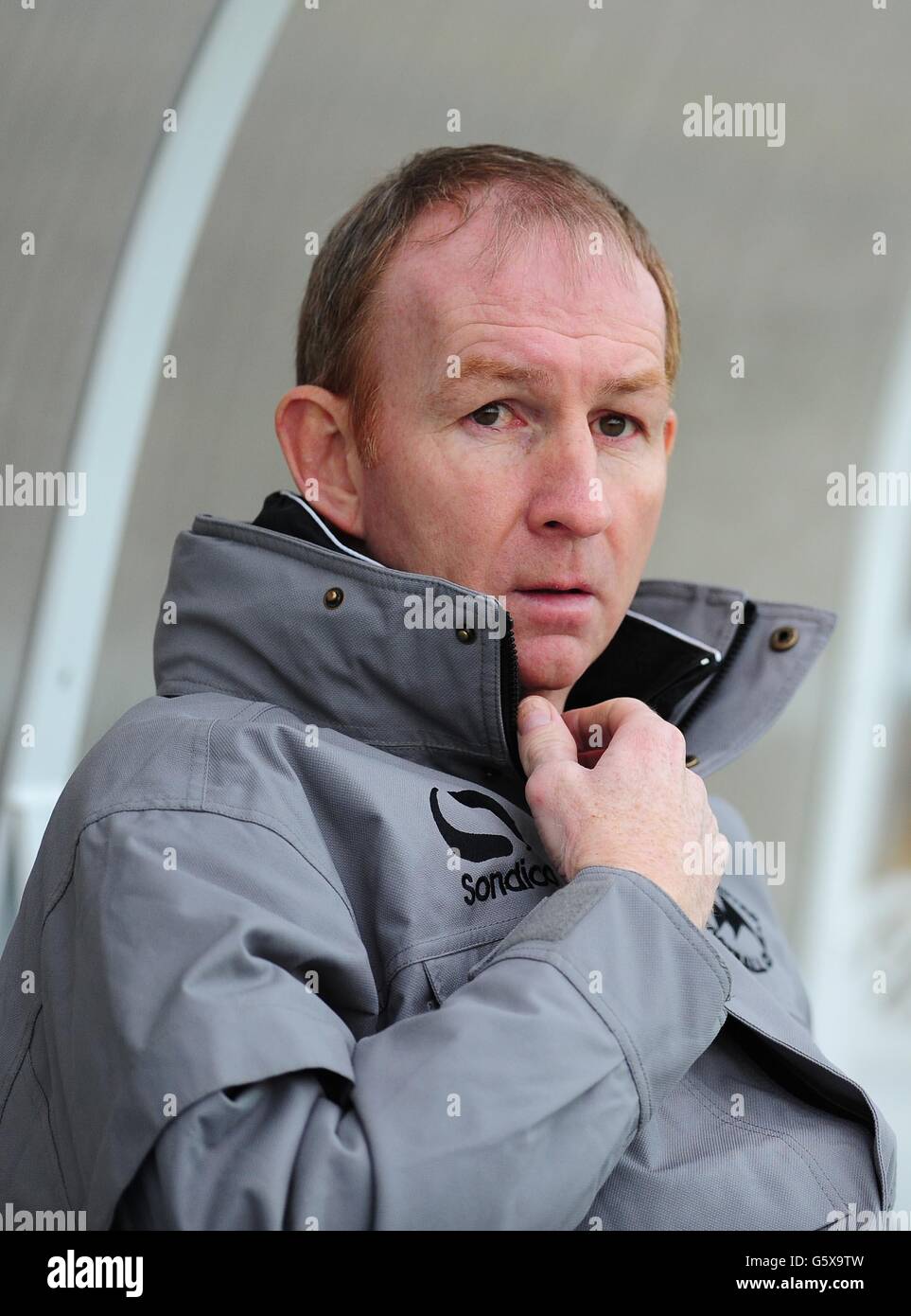 Torquay United interim manager Alan Knill before the npower League Two match at Plainmoor, Torquay. Stock Photo