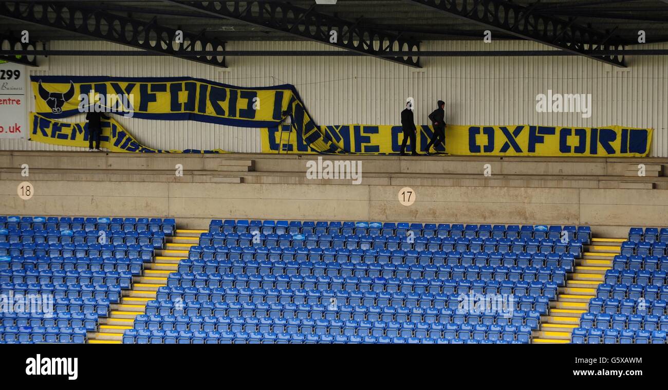 Soccer football league two oxford united port vale stadium hires stock