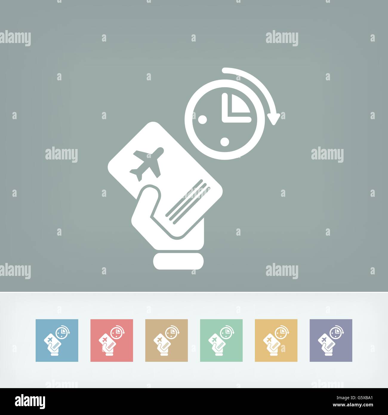 Last minute aiplane ticket Stock Vector Image & Art Alamy