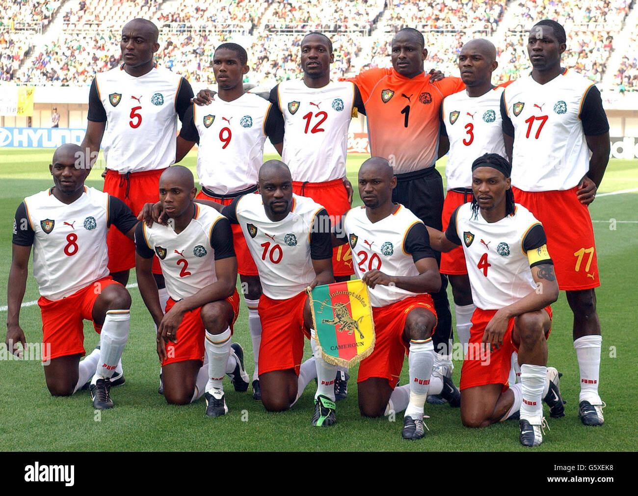 Cameroon Football Team Stock Photos & Cameroon Football Team Stock