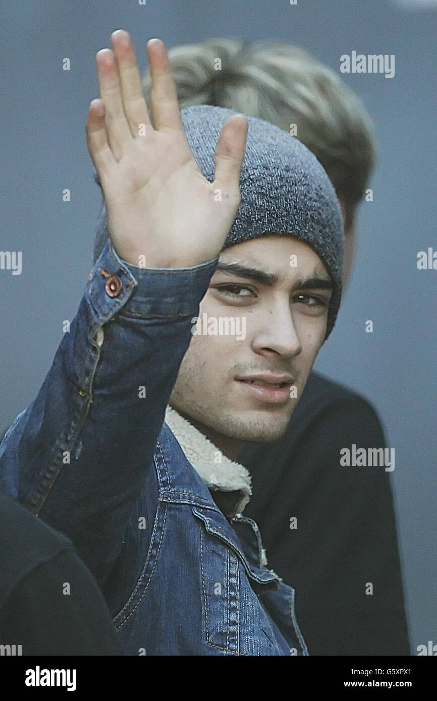 Zayn Malik from One Direction arrives at the Scottish Exhibition and  Conference Centre in Glasgow, ahead of playing a concert in the city Stock  Photo - Alamy