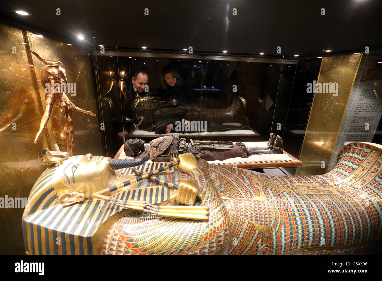 Egyptian Exhibition at Highclere Castle Stock Photo Alamy