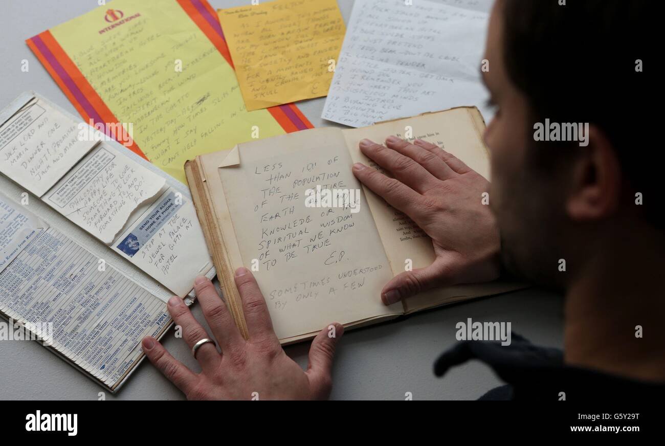 Elvis memorabilia sale Stock Photo Alamy