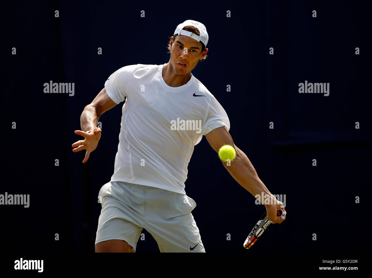 Spanish tennis player Rafael "Rafa" Nadal. He is widely regarded as the