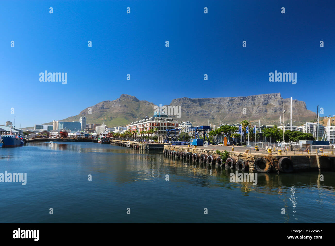 Port in Cape Town Stock Photo