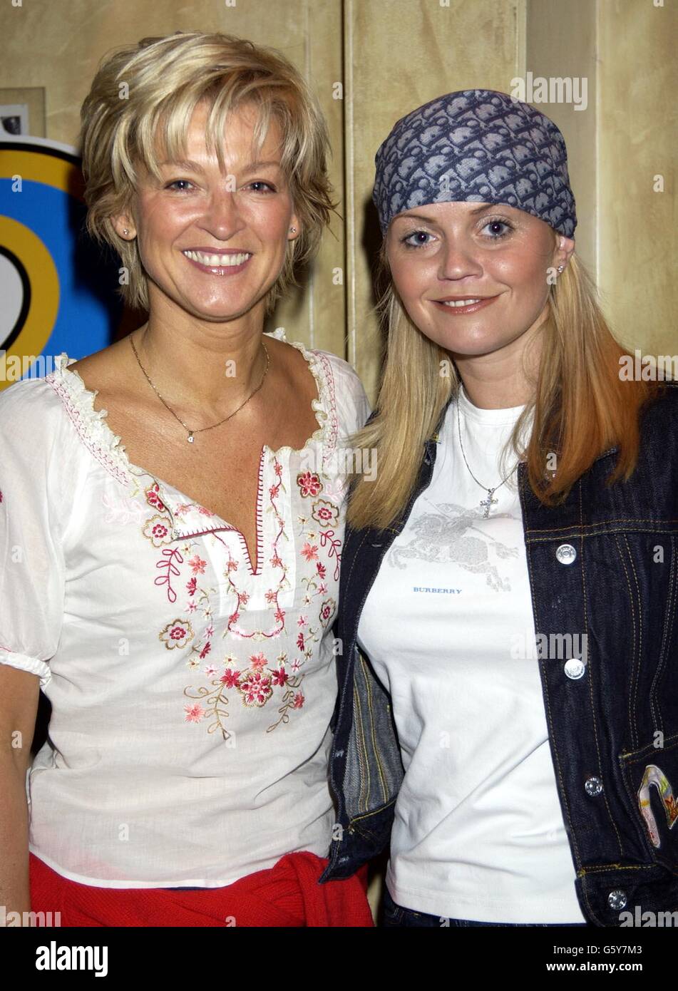 Former Eastenders actresses Gillian Taylforth (left) and Danniella Westbrook  at a screening of the new film 'Stuart Little 2' at Planet Hollywood in  London. 06/09/02 Danniella Westbrook, who is to make her