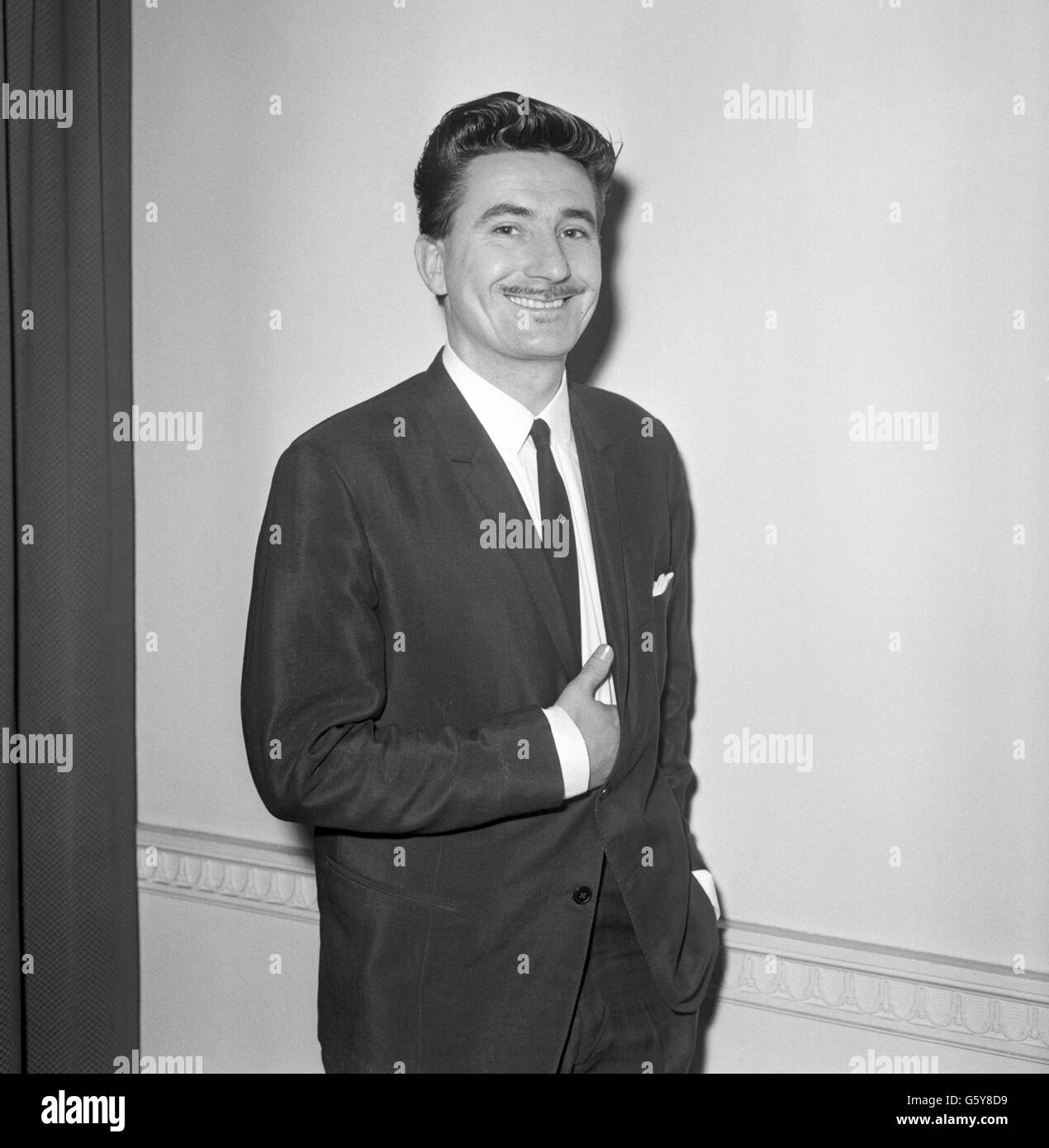 Entertainment - Jazz trumpeter Kenny Ball - London Airport Stock Photo