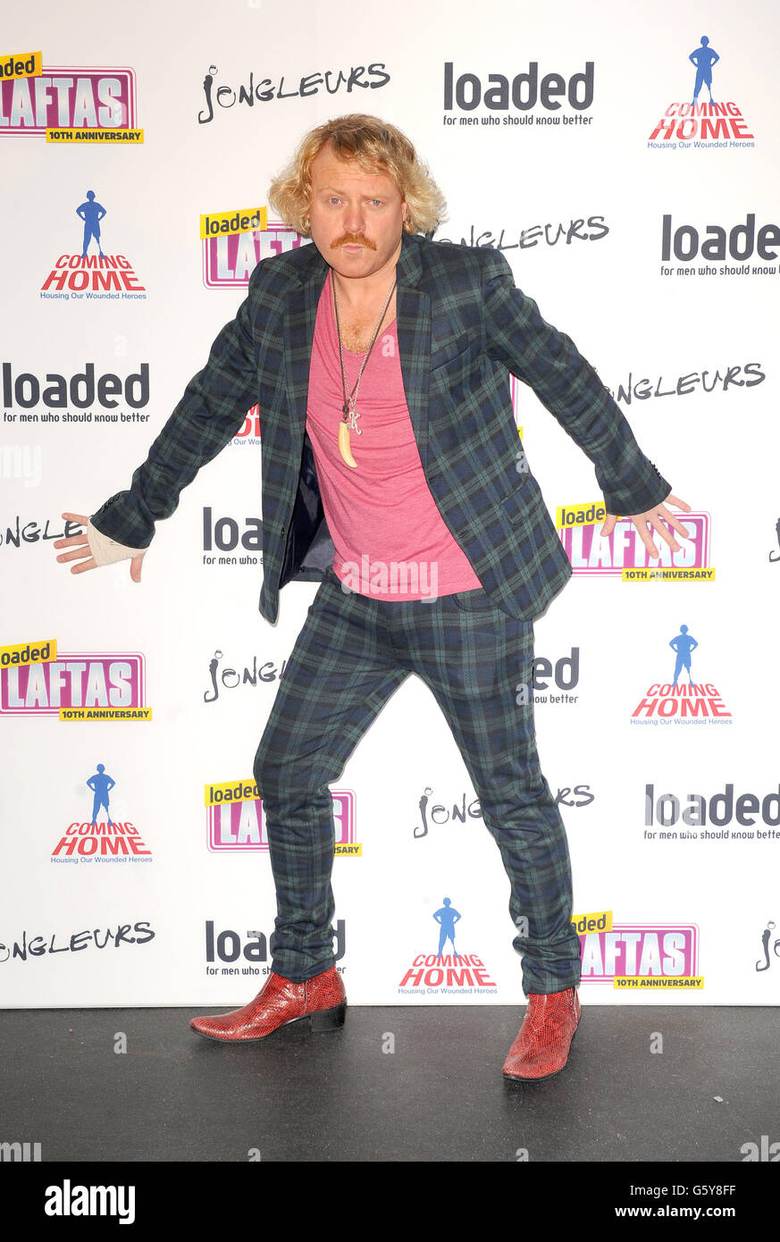 Keith Lemon Actor Keith Lemon arrives at the Loaded Lafta awards held at the Sway Club in ...