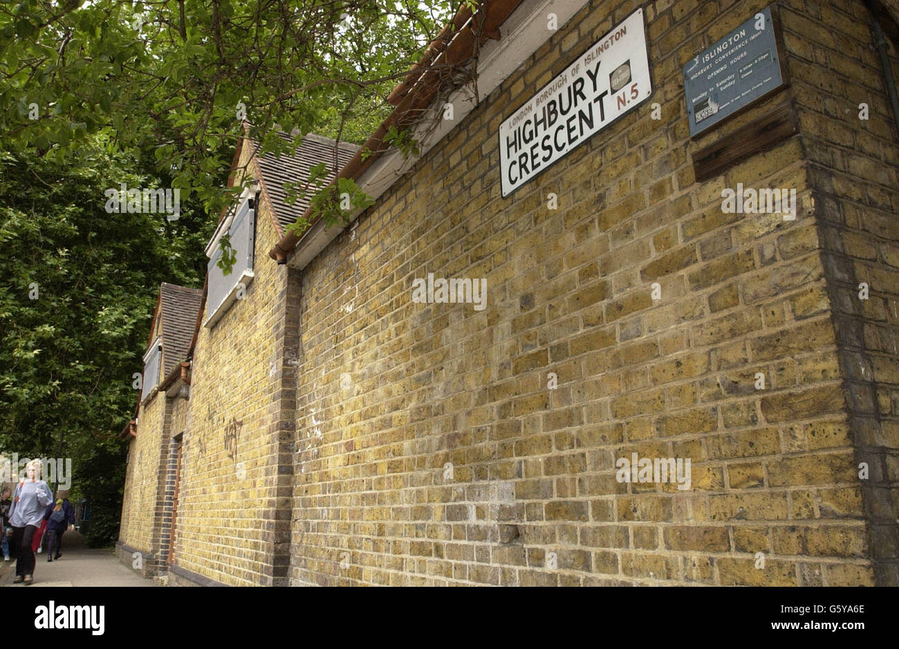 The disused public toilet in Highbury fields, Islington, North London