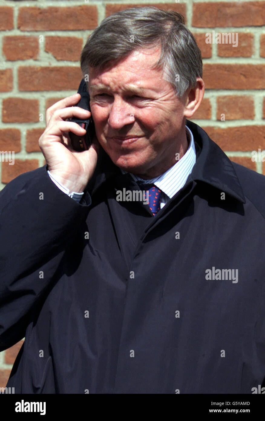 Sir Alex Ferguson at Newmarket Stock Photo