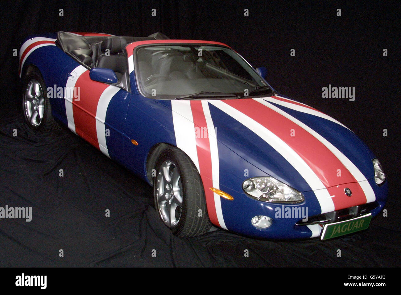 The Shaguar featured in the new Austin Powers film, 'Goldmember' at the Dorchester Hotel in London. The third instalment of the Austin Powers series is released in the UK on 26th July 2002. Stock Photo