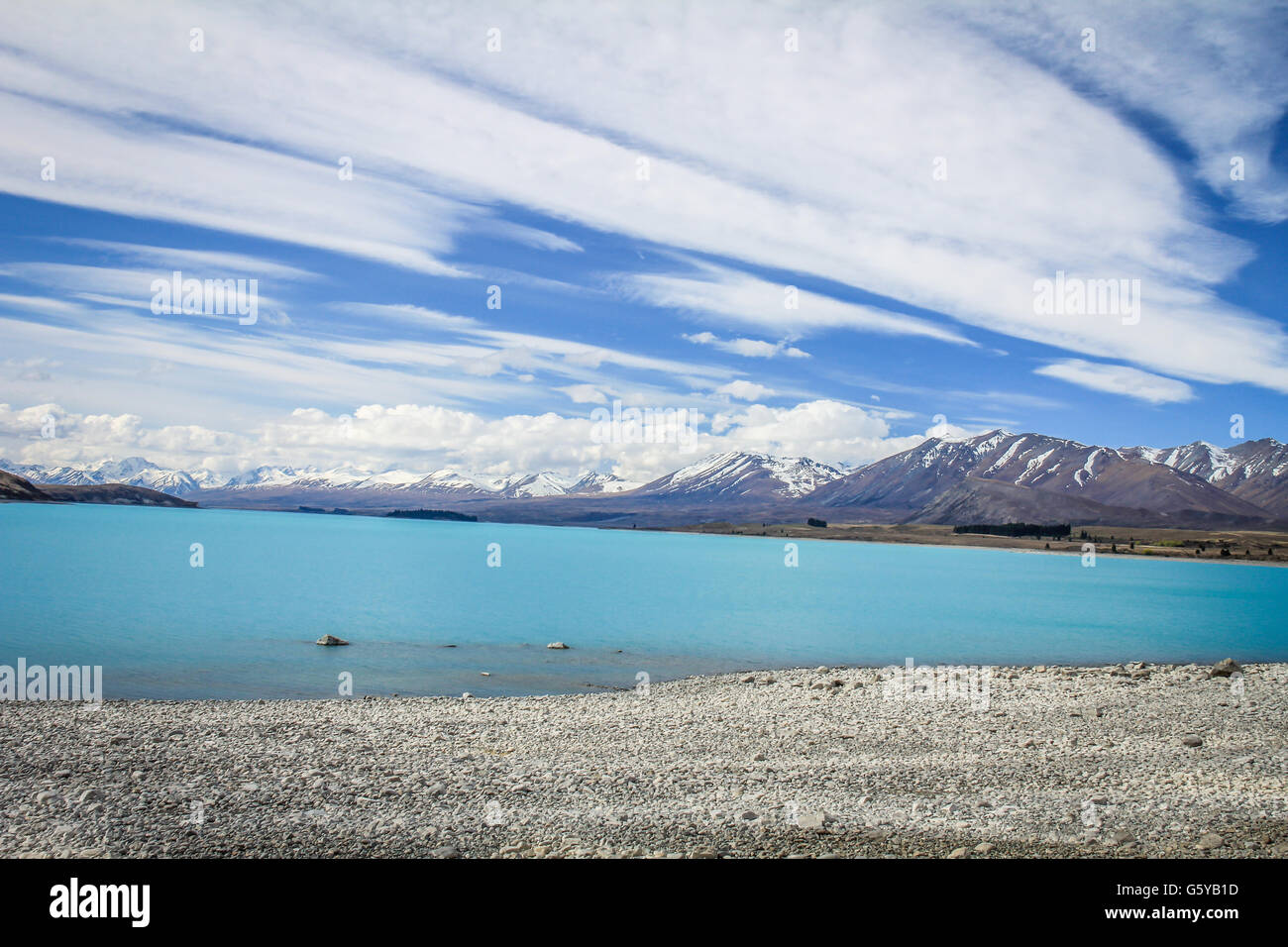 Lake Tekapo in New Zealand Stock Photo - Alamy