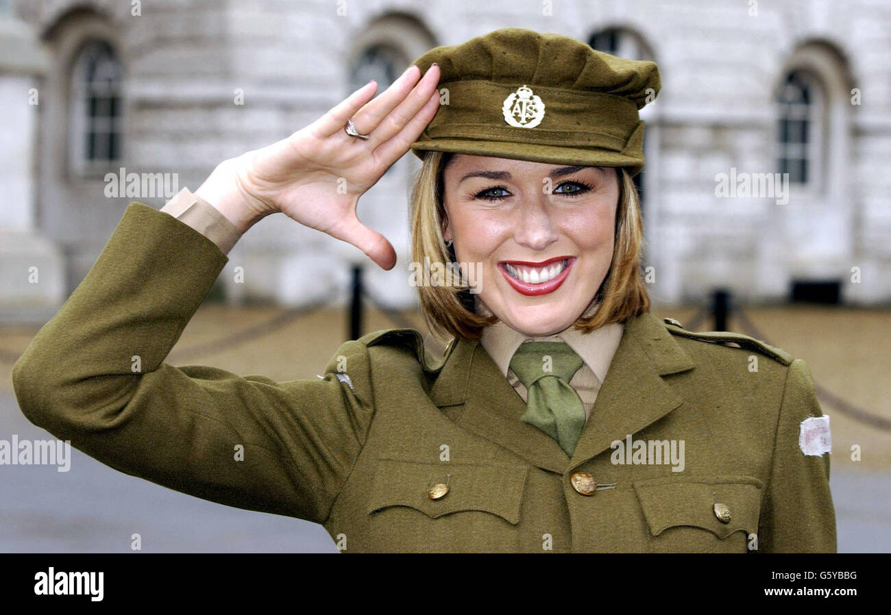 New Forces sweetheart Actress Claire Sweeney Stock Photo