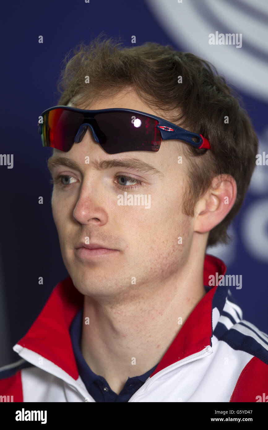 Sport Short Track Speed Skating Media Day National Ice Centre. Great Britain's Richard