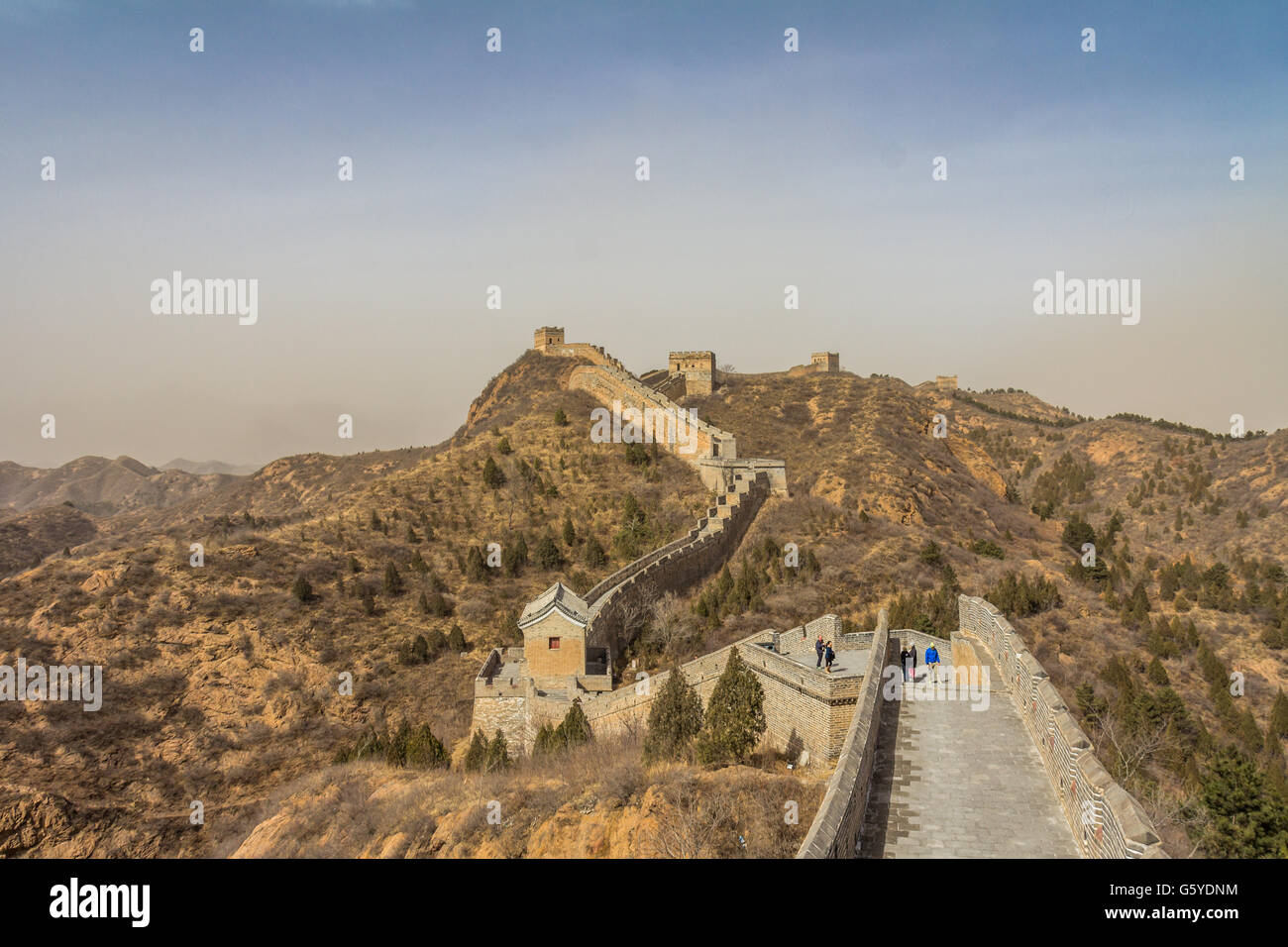The Great wall of China near Beijing Stock Photo Alamy
