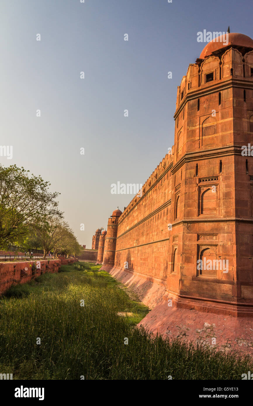 Red fort in Delhi India Stock Photo