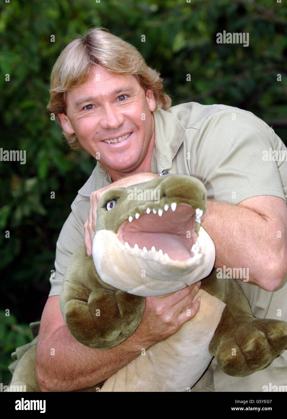 Steve Irwin - Crocodile Hunter Stock Photo