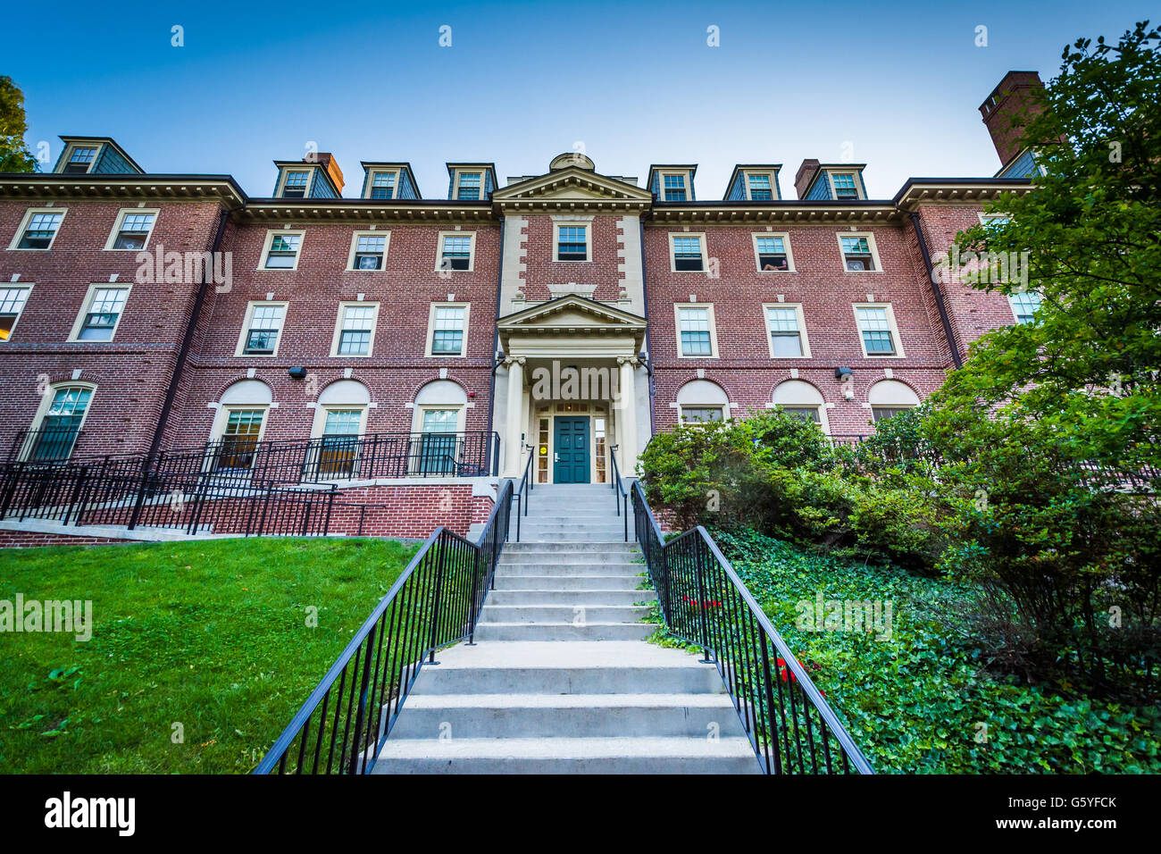 Andrews Hall, on the campus of Brown University, in Providence, Rhode Island. Stock Photo