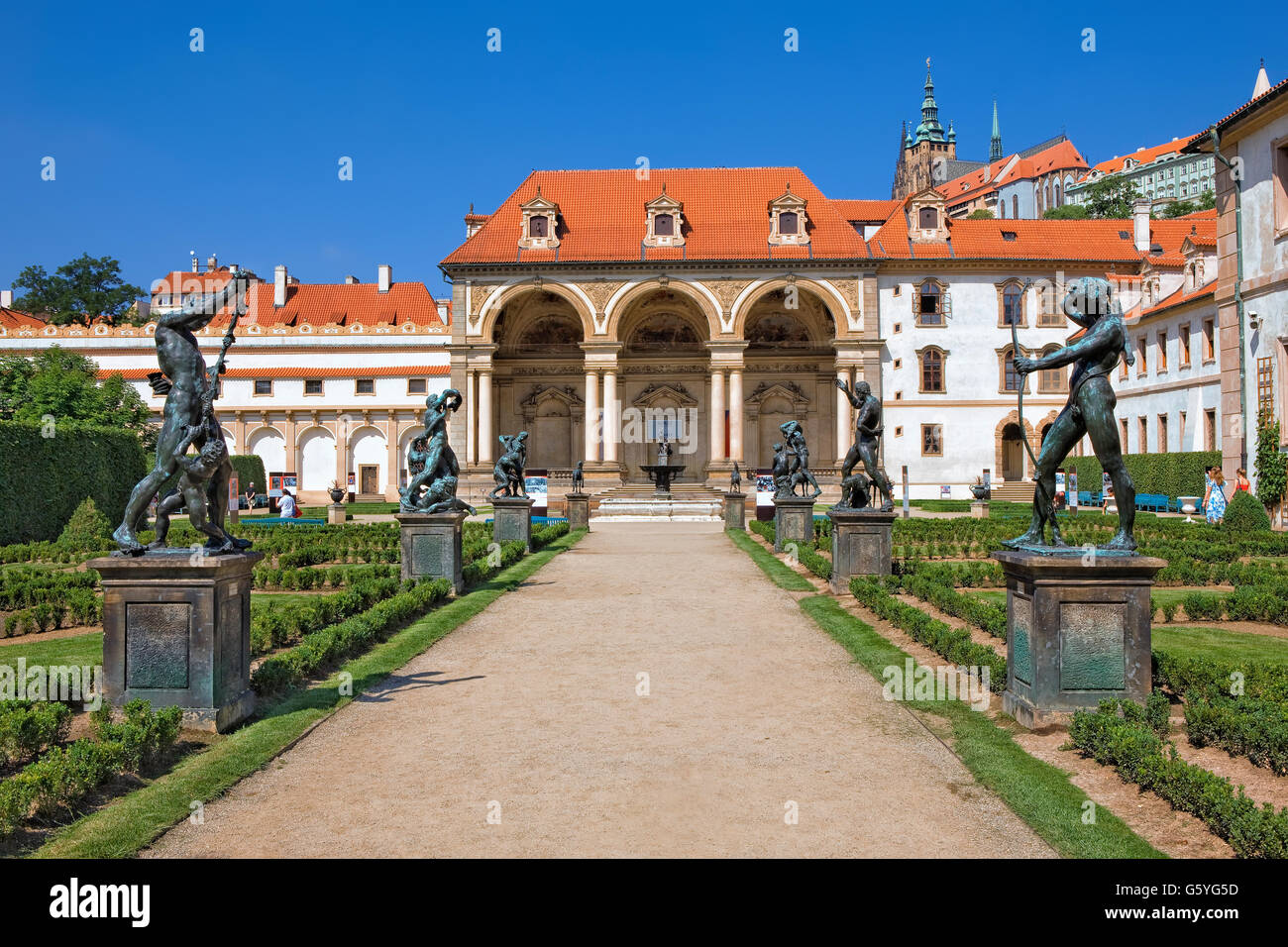 Wallenstein palace in Prague Stock Photo