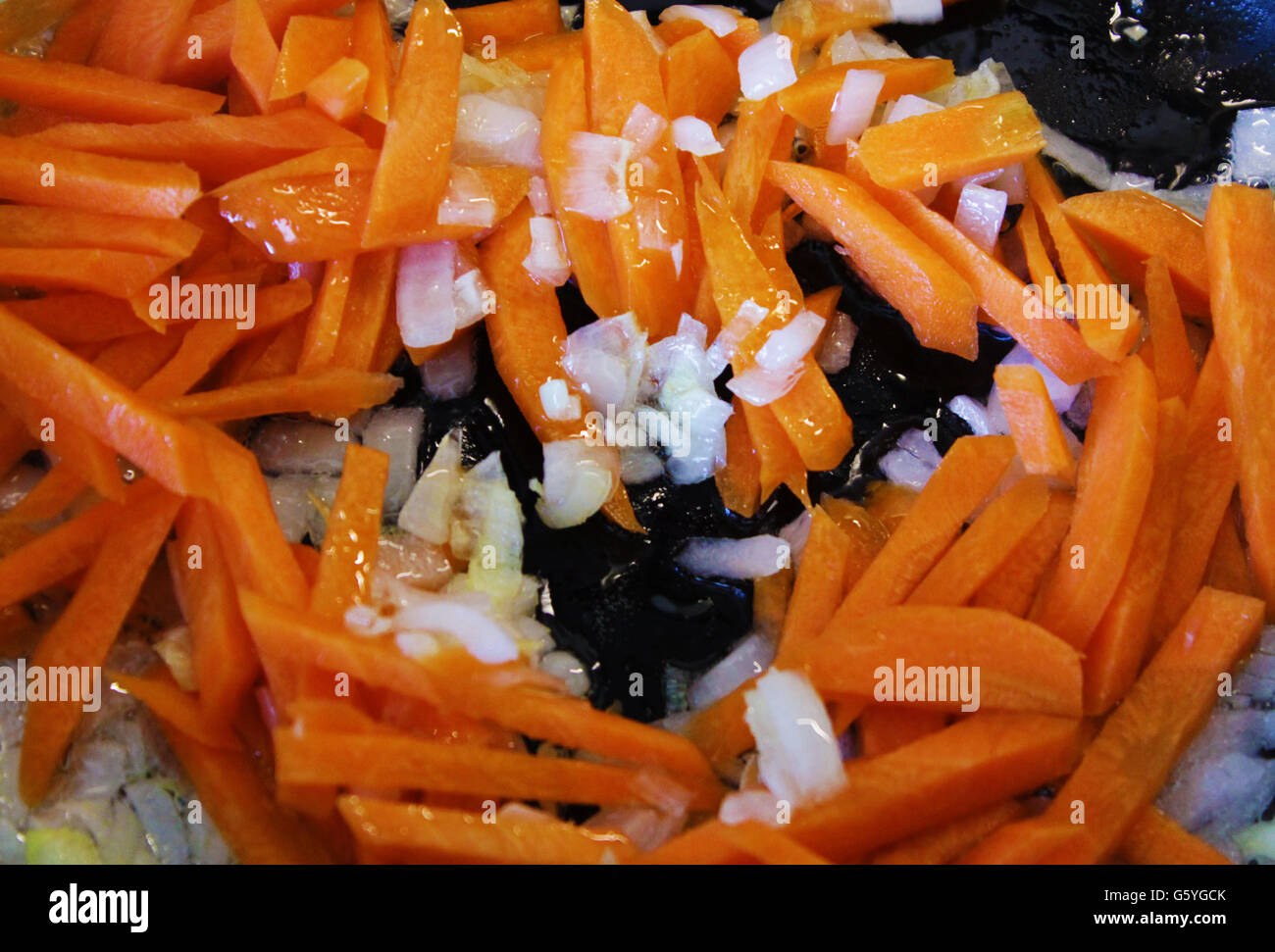 Frying diced onions hires stock photography and images Alamy