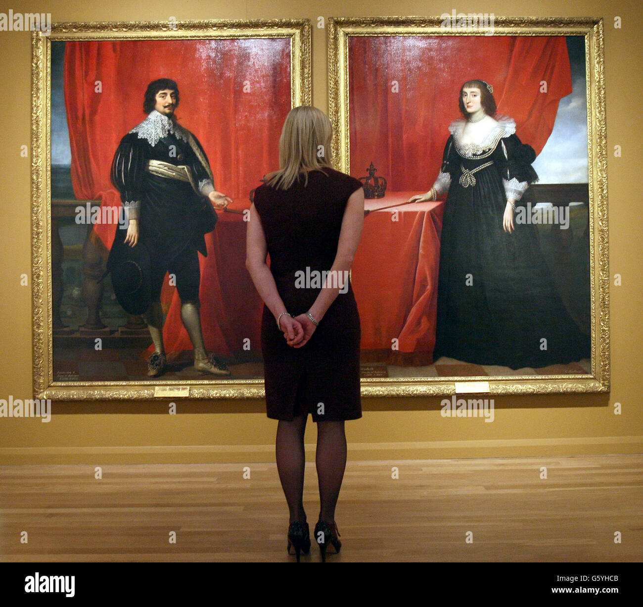Government art display Stock Photo - Alamy