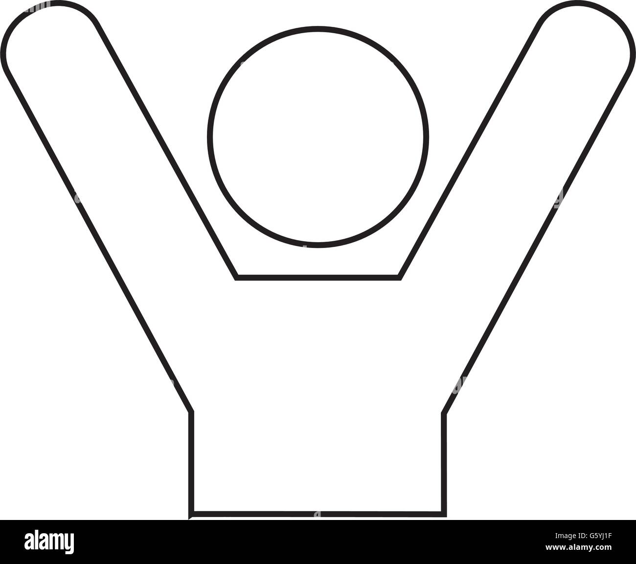 Human figure information sign Black and White Stock Photos & Images - Alamy