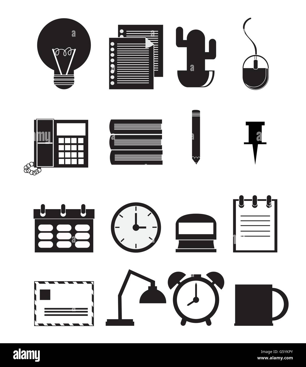 Office icons desgin Stock Vector Image & Art Alamy
